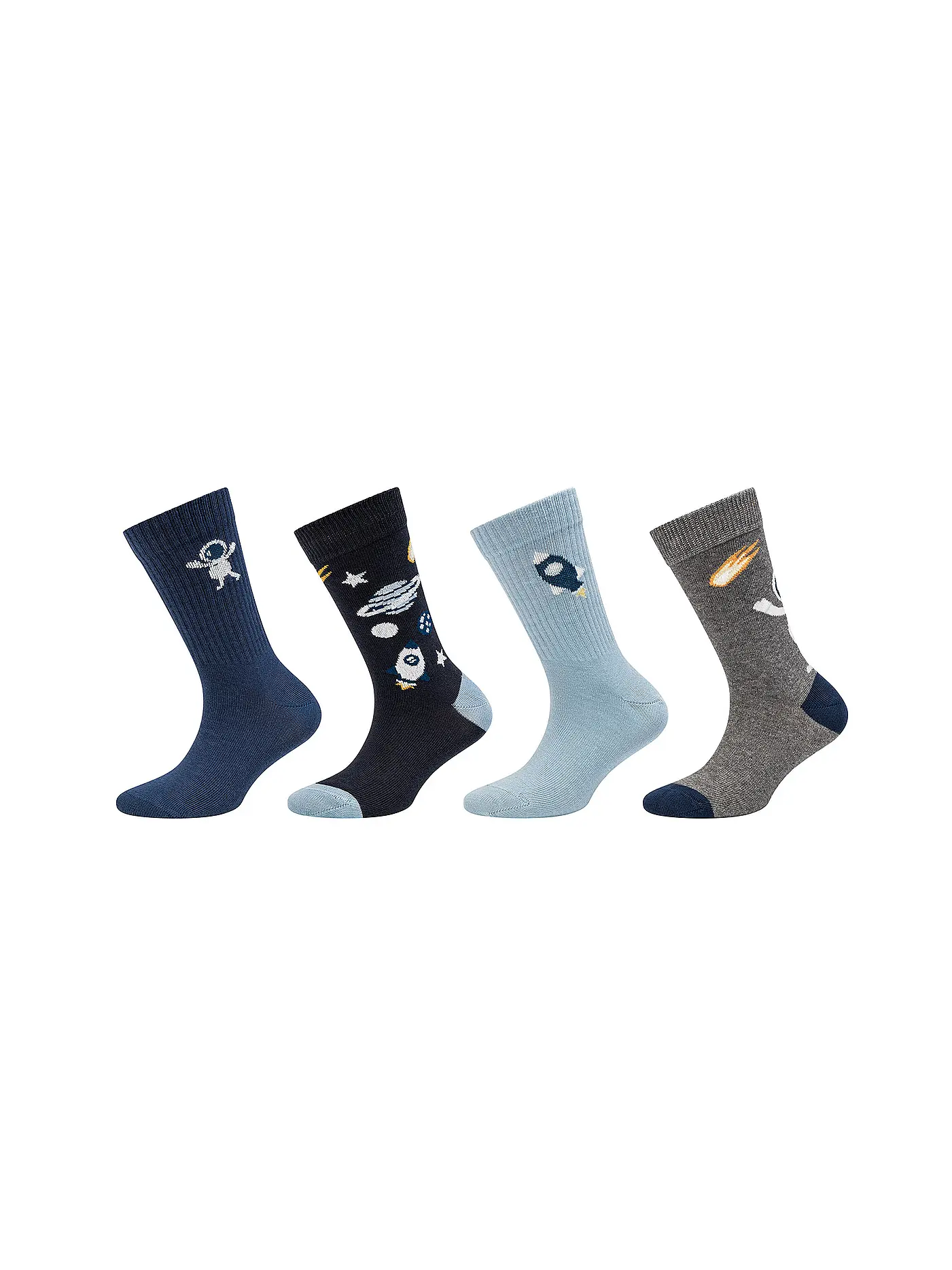 CAMANO | Jungen Socken 4er Pkkg dark grey | 